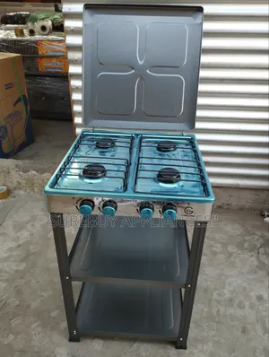 Eurochef 4 Burner Full Gas With Shelves
