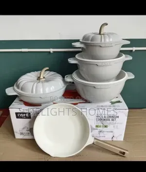 9pcs Usfe Pumpkin Granite Cookware Set-Alp