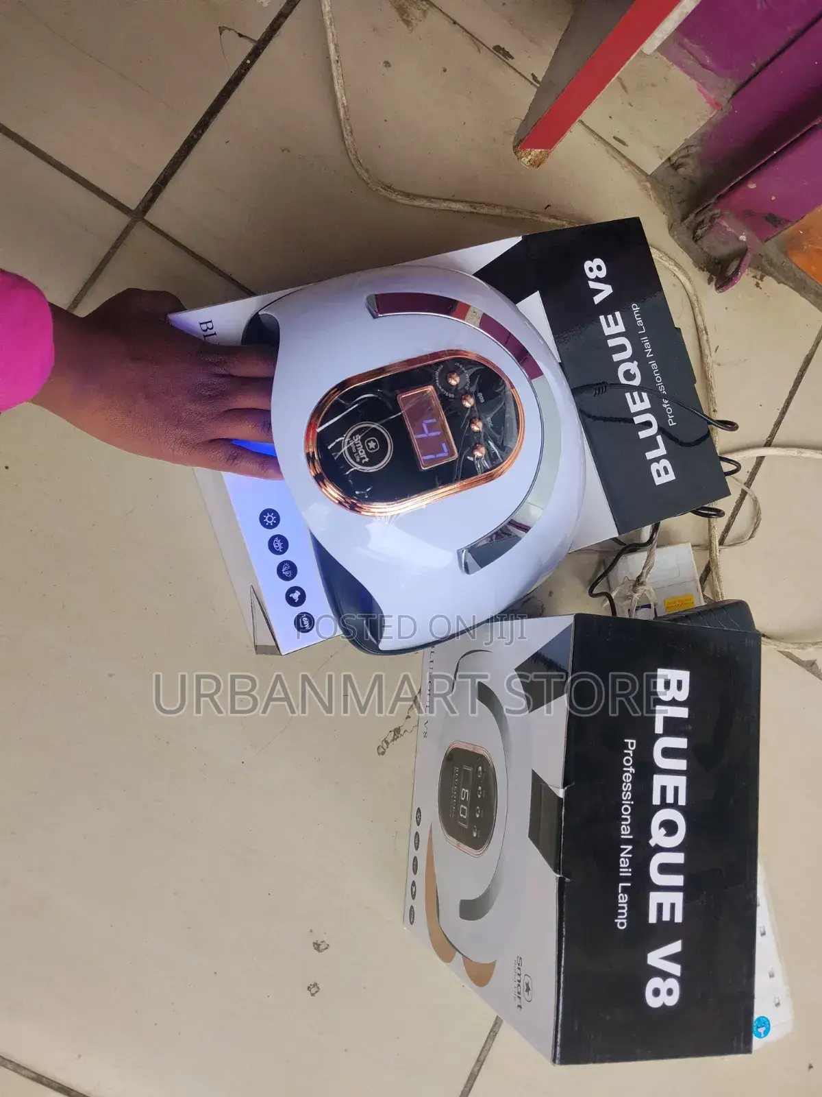 Blueque V8 168w Uv Led Nail Dryer for Gel Manicure