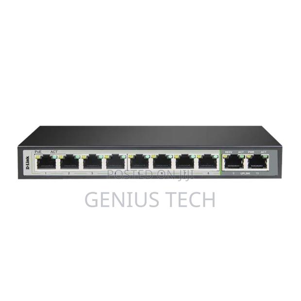 D-Link DGS-F1010p-E 10-Port Gigabit Poe+ Switch