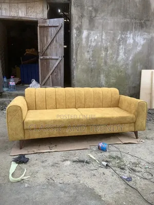 Stylish Mustard Yellow 3 Seater