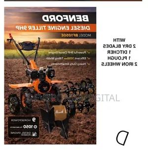 Benford Diesel Engine Tiller 9hp
