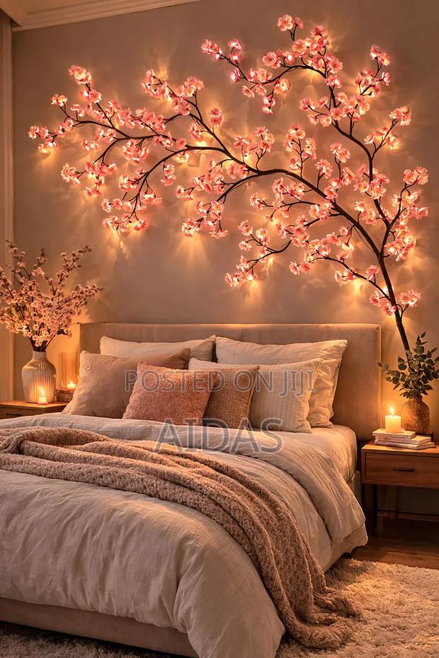 Led Cherry Blossom Tree Light – Elegant Home Décor Lighting - main view