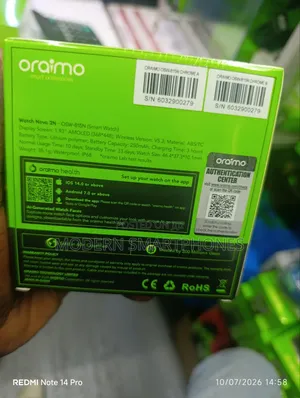 Oraimo Watch Nova 2n 1.93'' Amoled 33-Day Standby Smart Watch