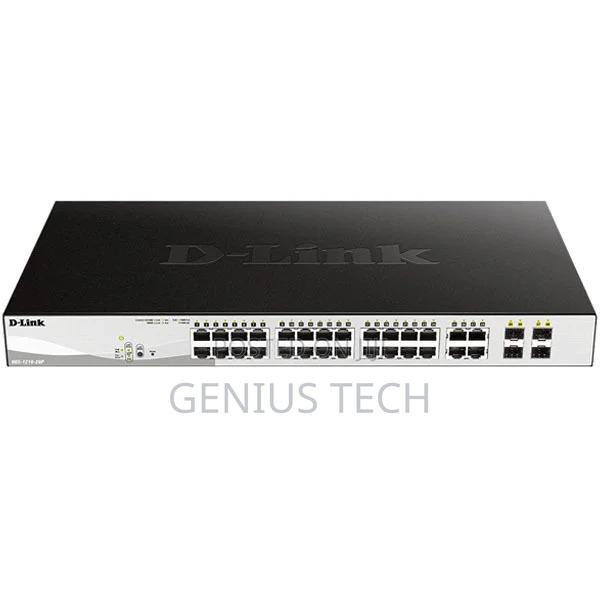 D-Link DGS-F1210-26ps-E 24-Port Gigabit Managed Poe+ Switch