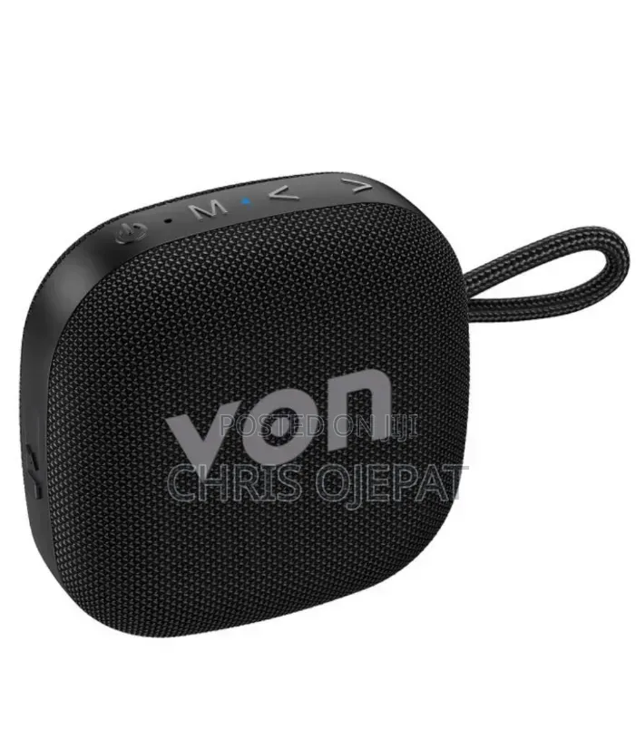 Von Vps05x7nek Bluetooth Portable Party Speaker Ipx7 5w - Black