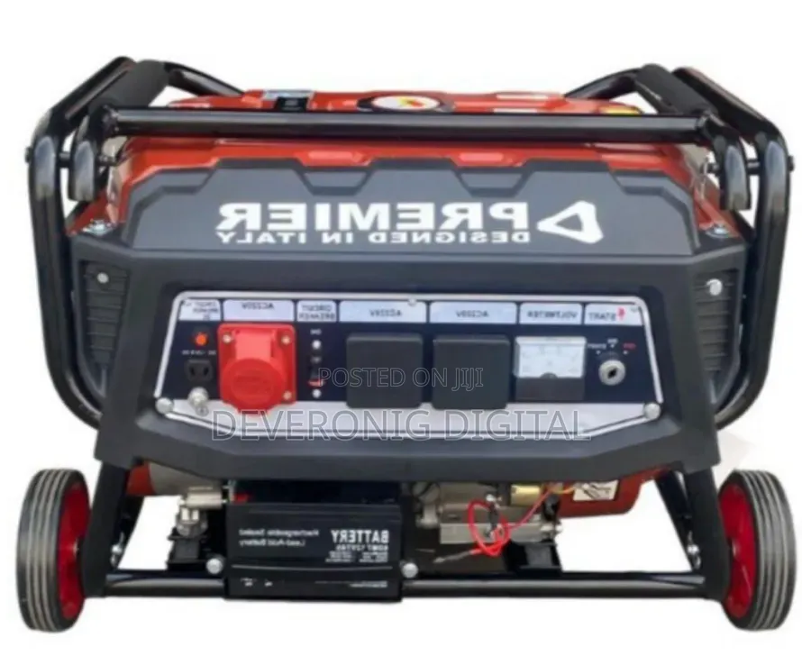 Premier Pm2800e 2.4kva Petrol Generator With Key Start and Wheels