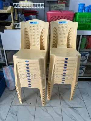 Strong Kenpoly Armless Plastic Chairs. Godd Quality Plastic Chairs