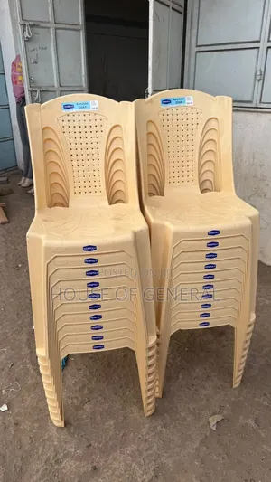 Strong Kenpoly Armless Plastic Chairs. Godd Quality Plastic Chairs