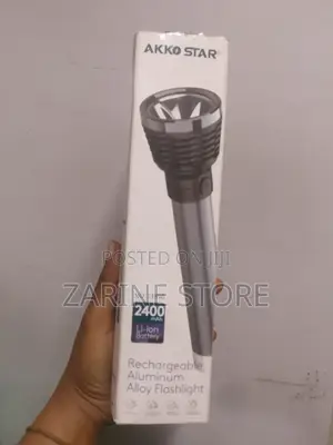 Akko Start Rechargeable Flashlight Torch Emergency Light 10hour Bright