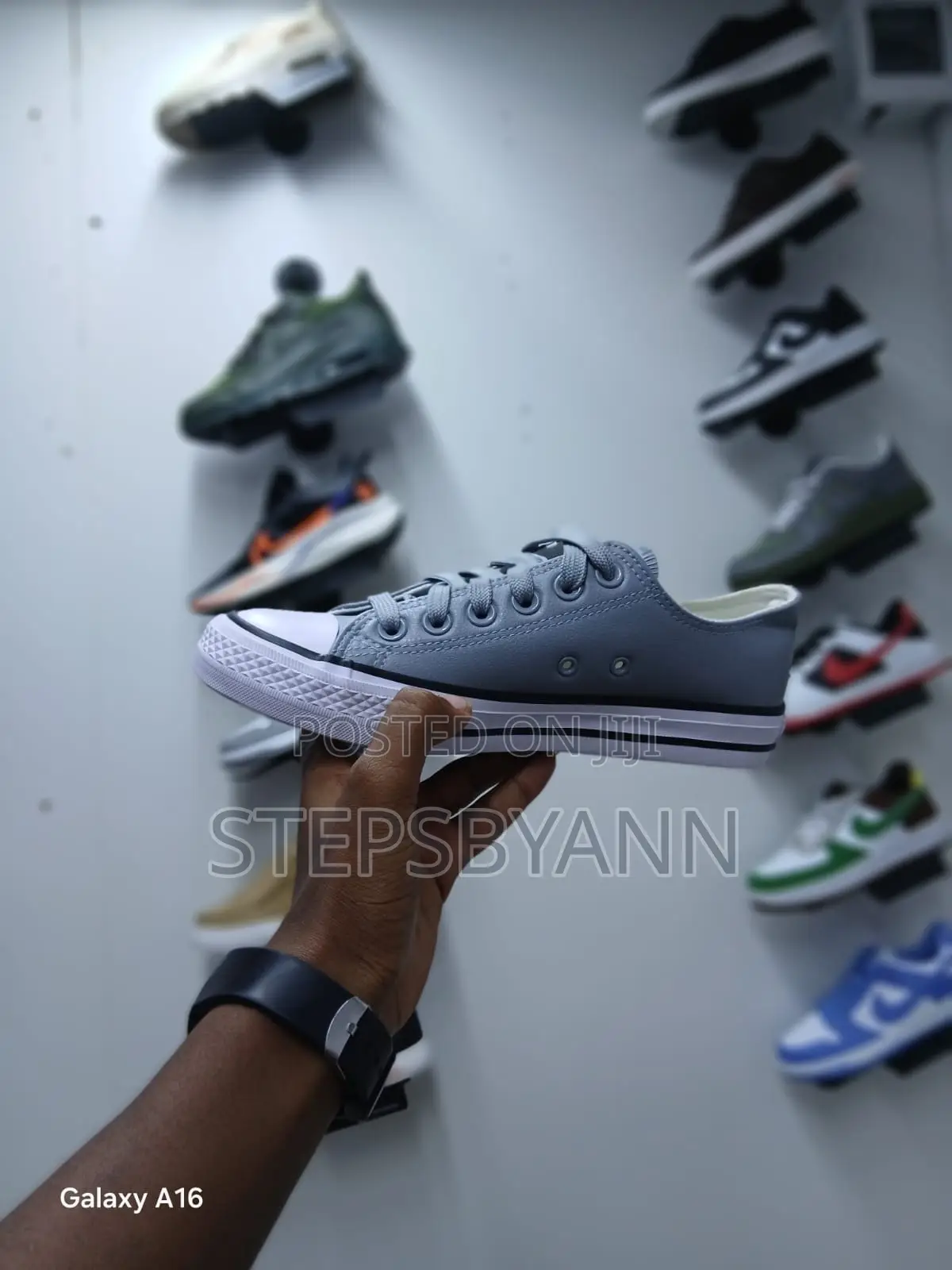 Leather Converse