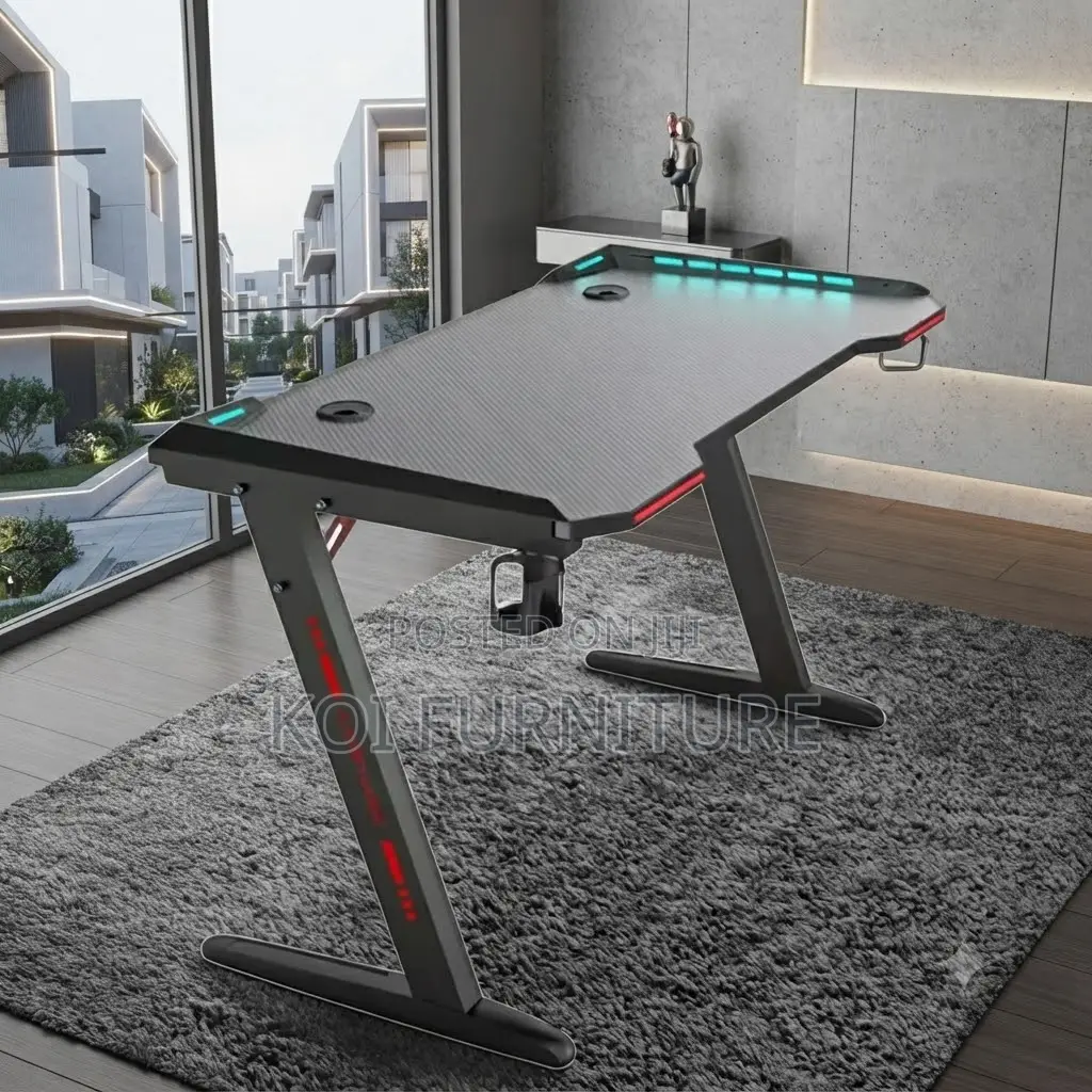 Office Desk; Design Z Shaped Computer Desk