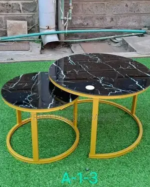 Coffee Table,Glass Finish Black Marble Coffee Table Collection