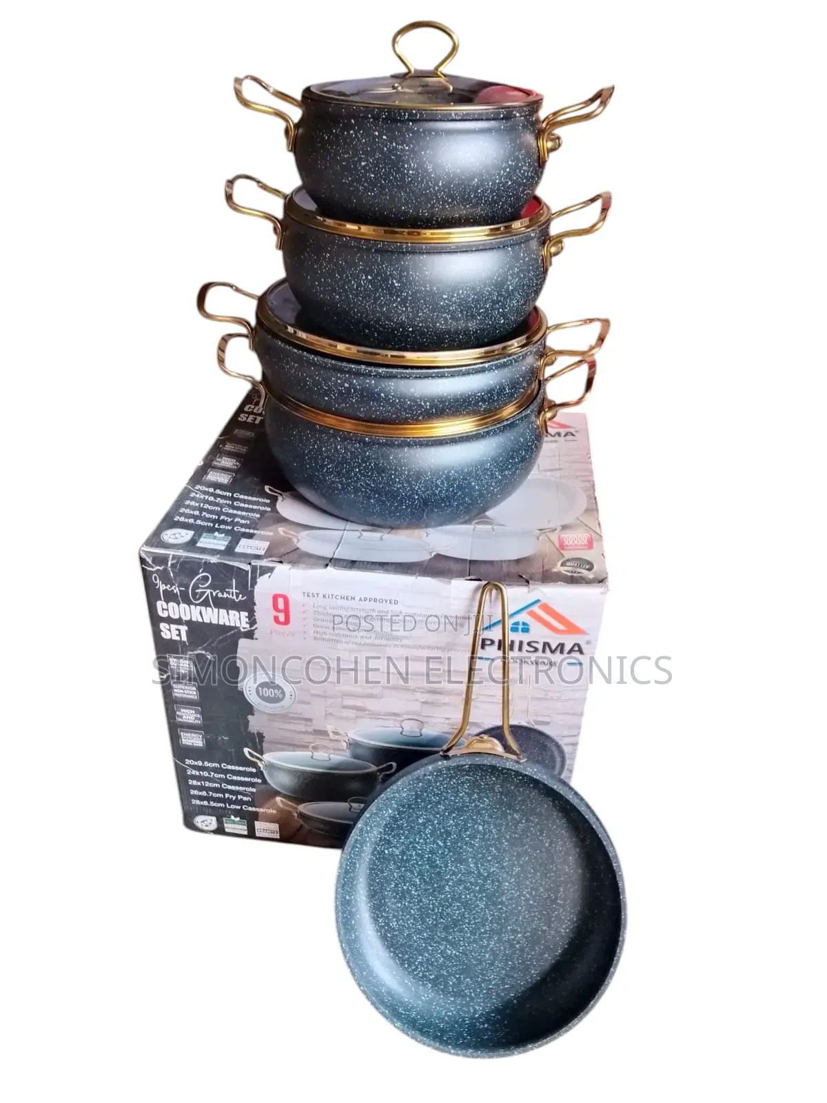 9pcs Phisma Cookware Set