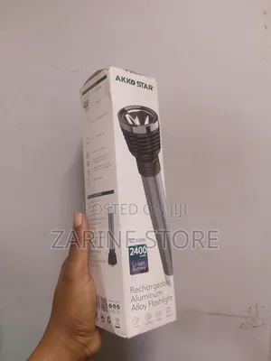 Aluminum Alloy Flashlight Torch 3 Mode of Light Rechargeable