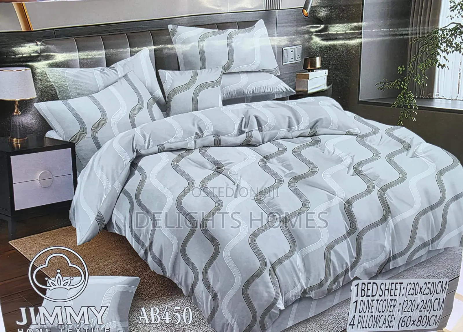 6pc)Flowered Double Sided Cotton Duvet Covers_sk