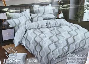 6pc)Flowered Double Sided Cotton Duvet Covers_sk
