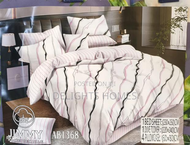 6pc)Flowered Double Sided Cotton Duvet Covers_sk - thumbnail 3