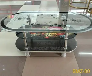Executive Glass Coffee Table ,Modern Elegance for Executive Spaces
