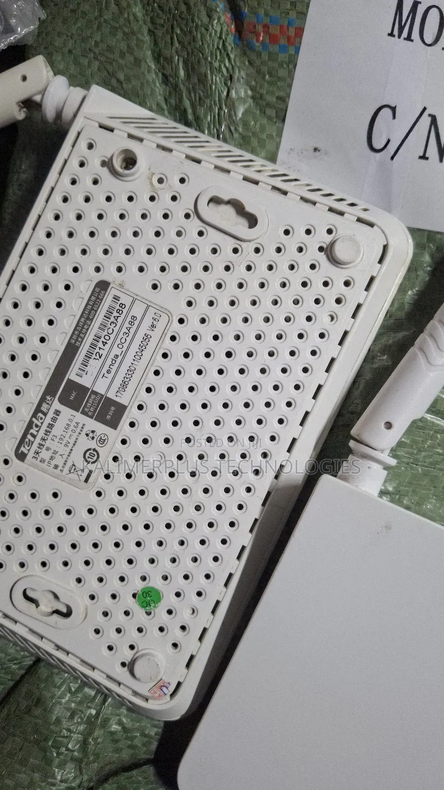 Tenda F3 V6 Wifi Router 300mbps