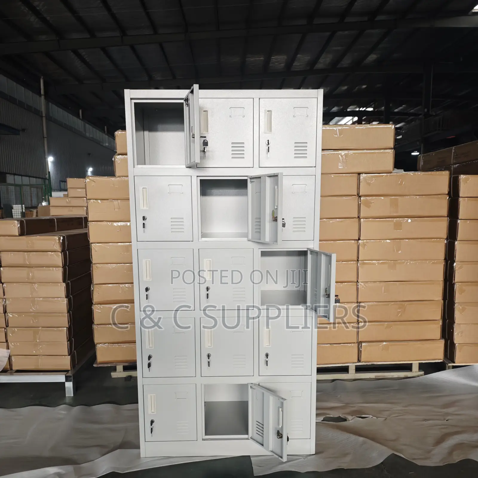 15 Door's Home Office Locker Cabinet