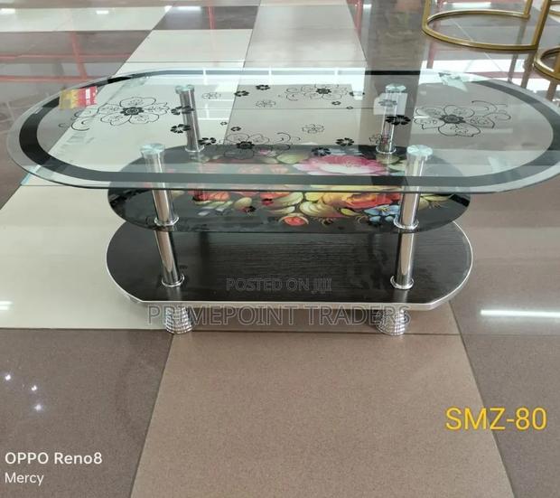 Executive Glass Coffee Table Minimalist Glass Table With Executive - thumbnail 2