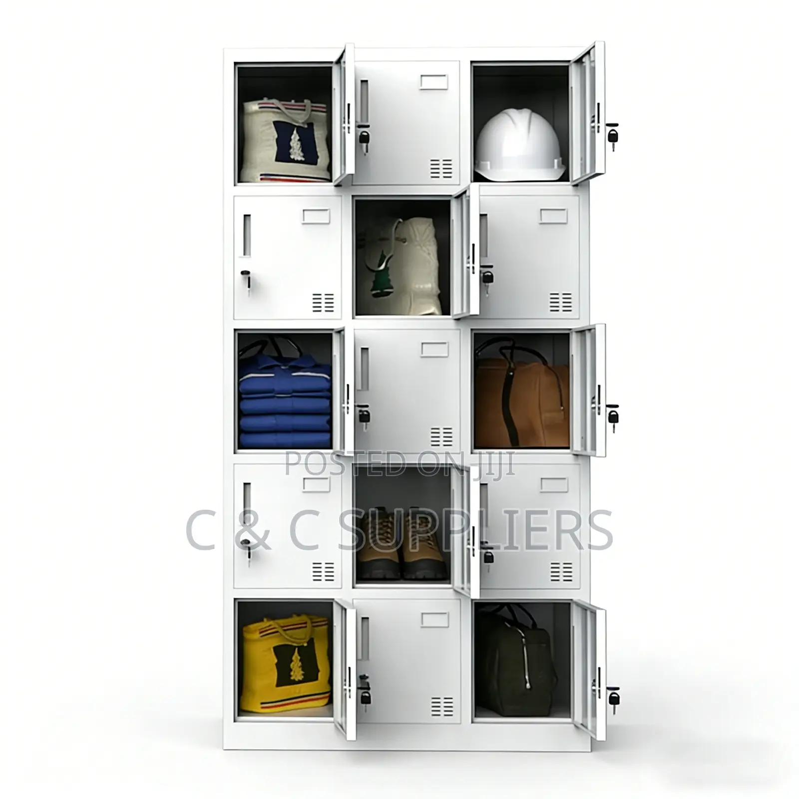 15 Door's Home Office Locker Cabinet
