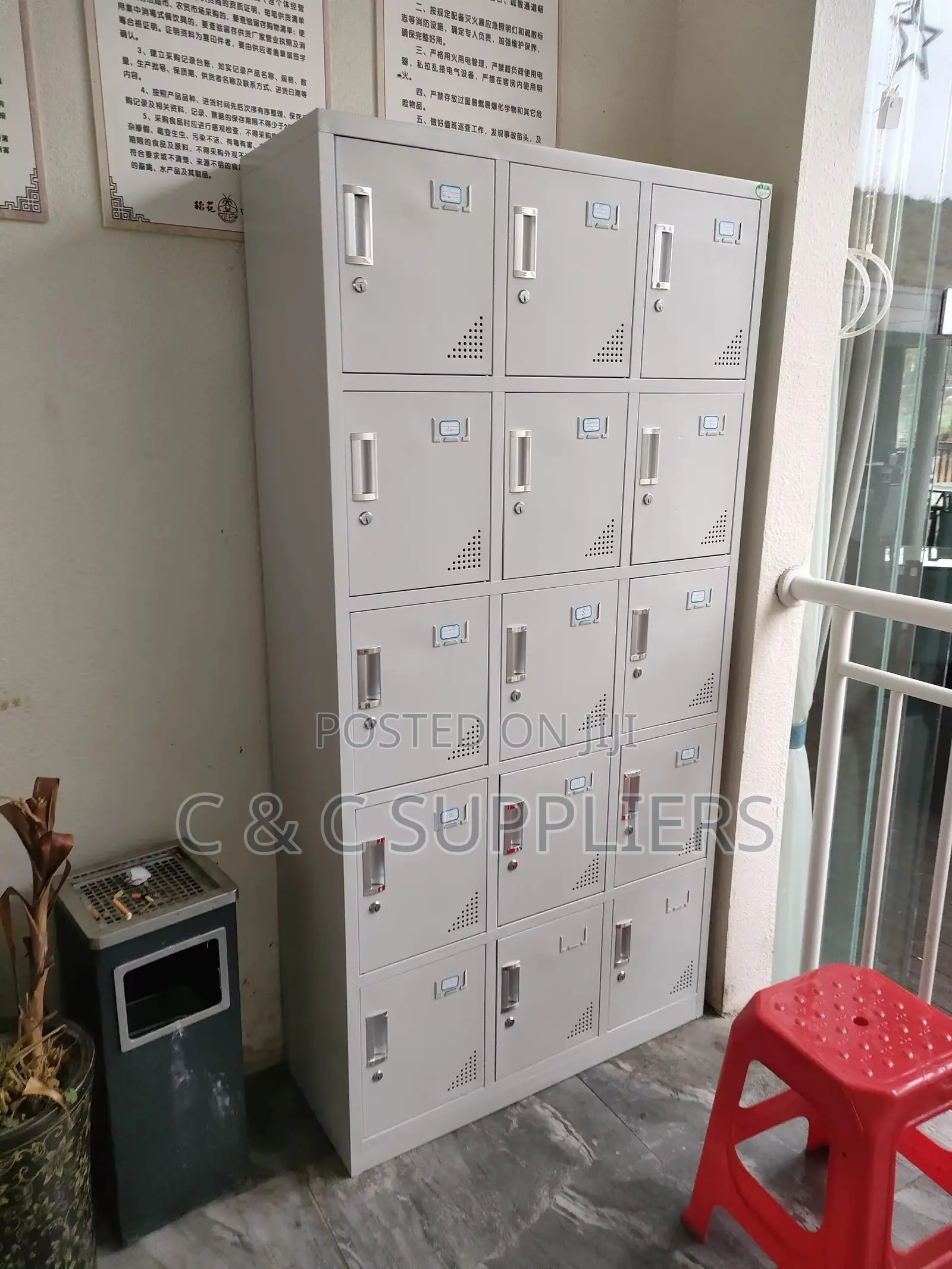 15 Door's Home Office Locker Cabinet