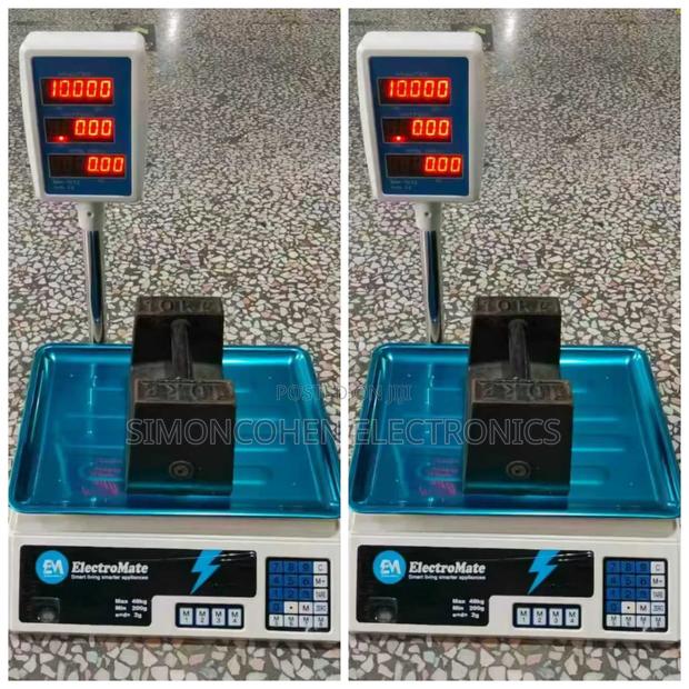 40kgs Electromate Digital Computing Weighting Scale With Arm - thumbnail 2