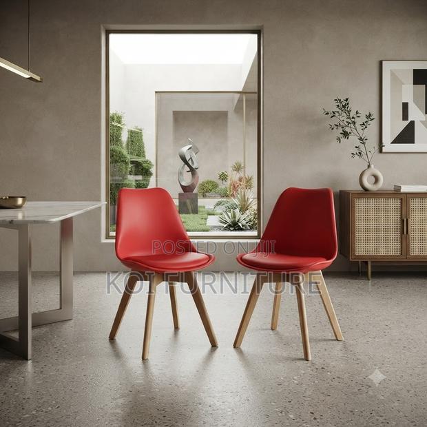 Dining Chairs; Plastic Home Dining Eames Cushioned Chair