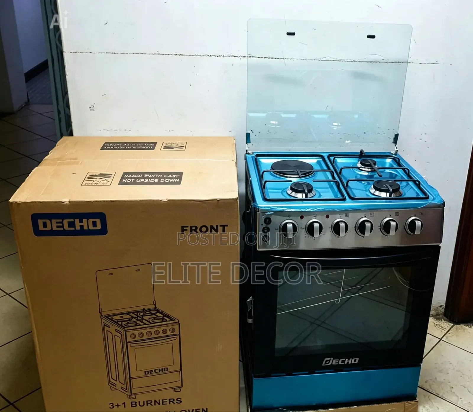 60*60 Decho 3+1 Standing Cooker With Electric Oven