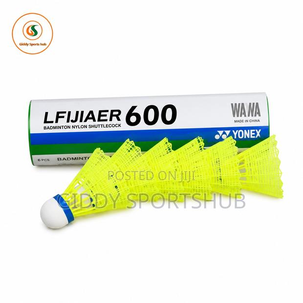 Lfijiaer 600 Nylon Badminton Shuttlecocks – 6 Pack
