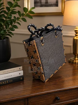 Elegant Handmade African Print Tote Bag
