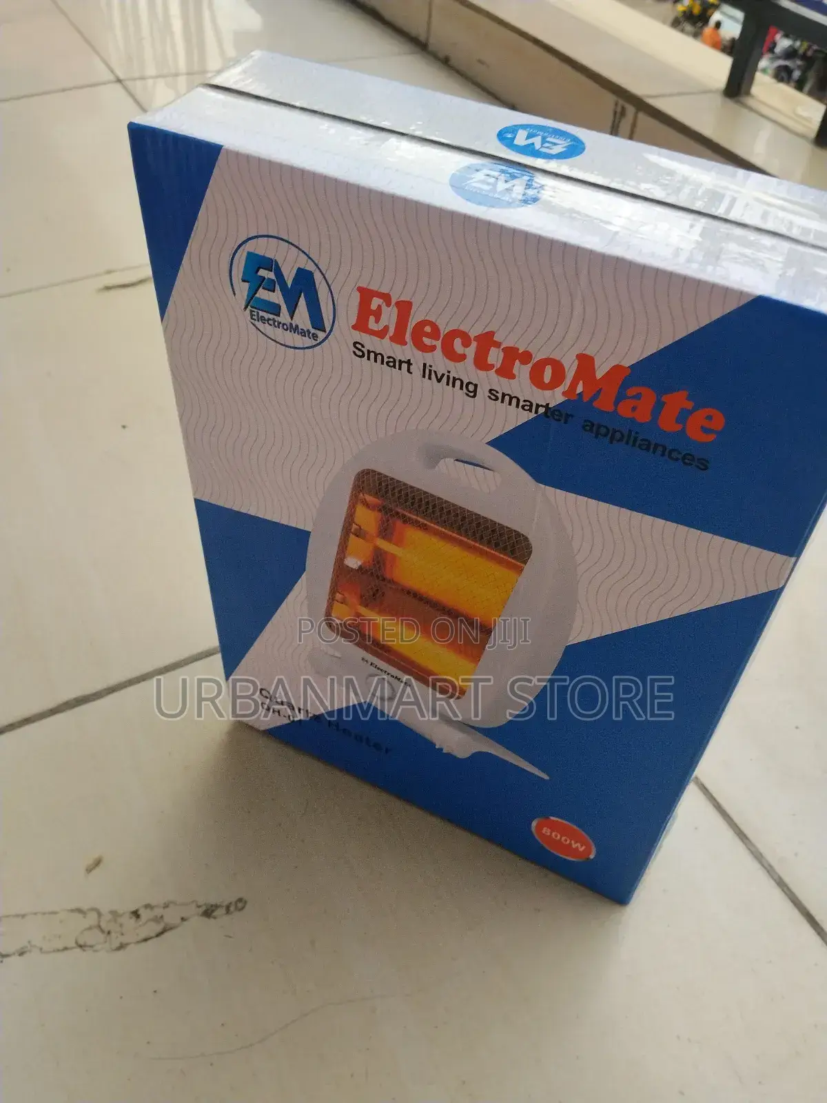 Electromate 800w Quartz Electric Heater With Safety Switch