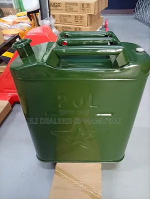 Durable Steel Jerry Can for Safe Fuel Transport