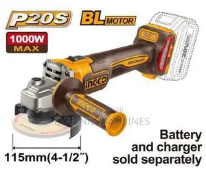 Ingco Cagli27153 Cordless Angle Grinder 1000w