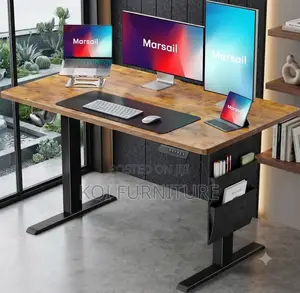 Office Desk; 1.2 Meter Adjustable Desk With Memory Preset