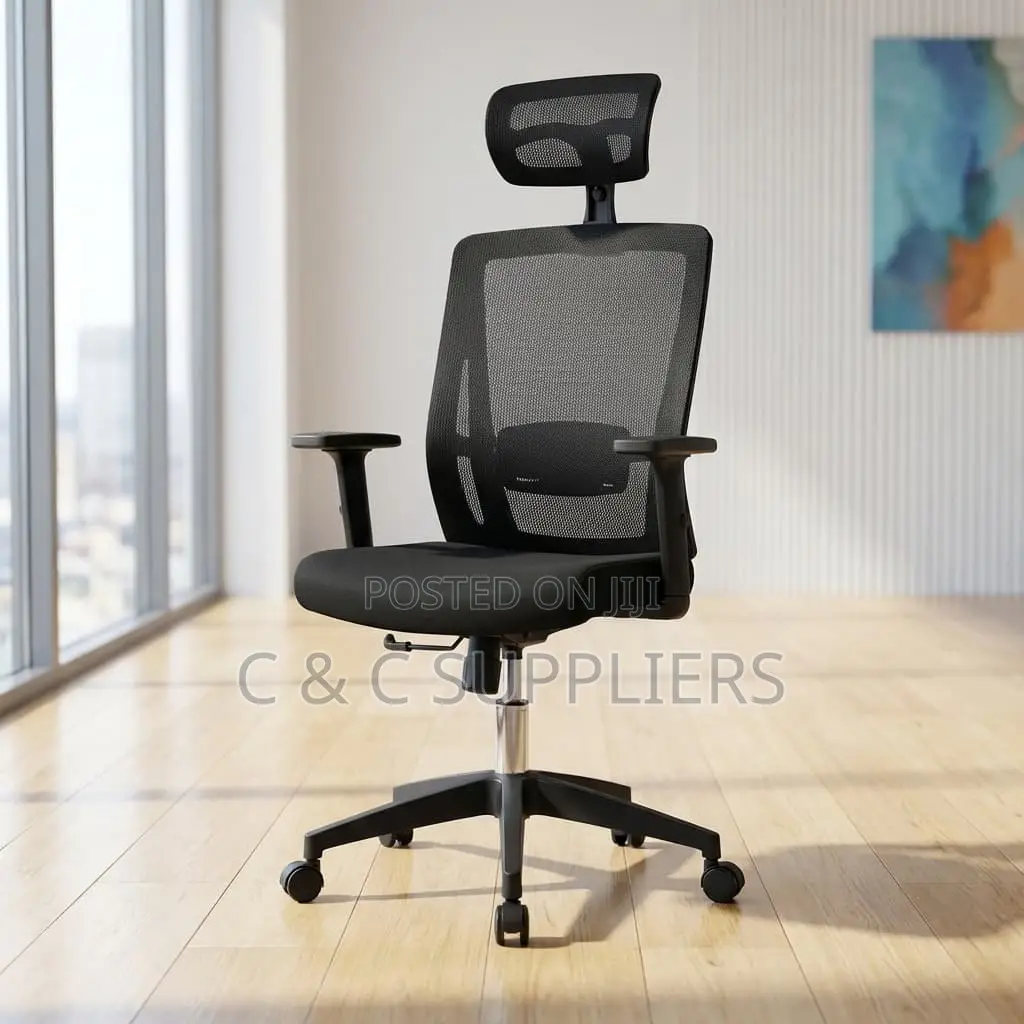 Swivel Ergonomic Study Chair With Footrest