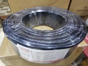 2 X 2.5mm Heavy Gauge 90 Yards Quality Speaker Cable 1 Roll Black