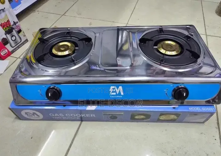 Electromate Stainless Double Burner Cooker