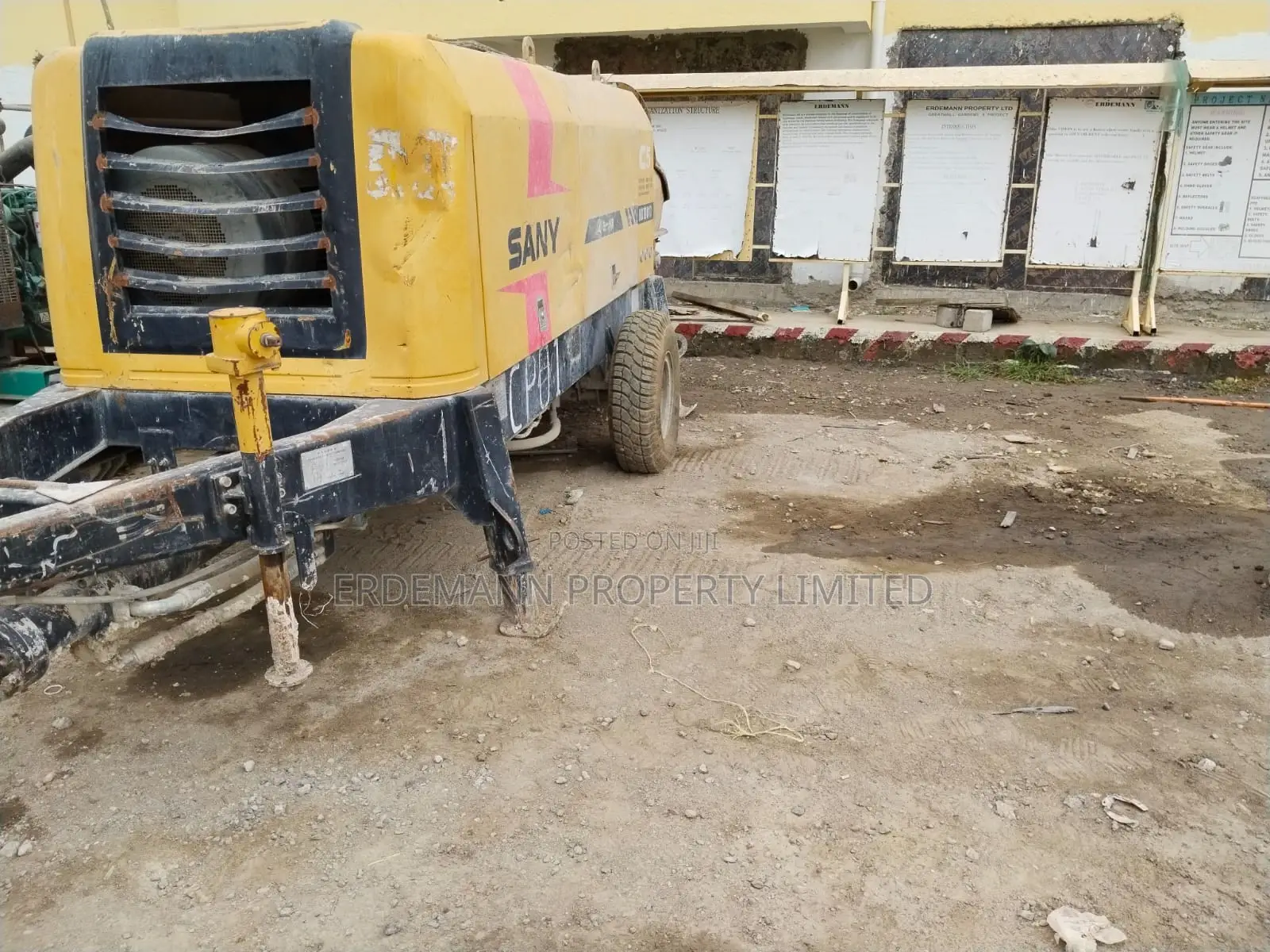 Sany HBT8013C-5 Trailer Concrete Pump 2017