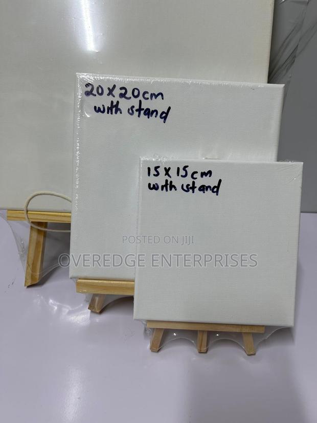 Small Sized Canvases With Easel Stand
