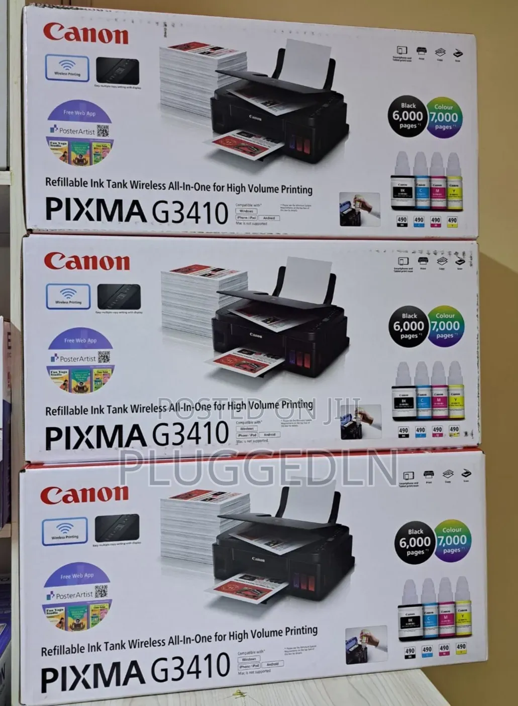 Canon Pixma G3410 Refillable Ink Tank Printers