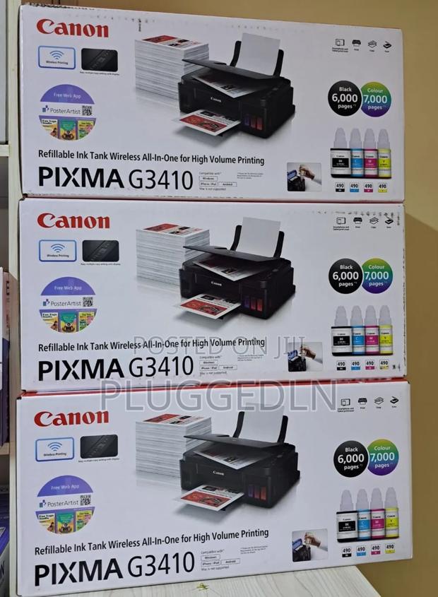 Canon Pixma G3410 Refillable Ink Tank Printers