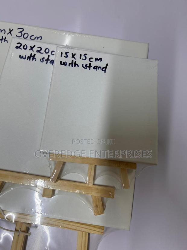 Wooden Stands With Painting Boards
