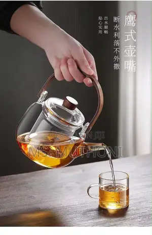 1 Litre Glass Teapot With Infuser