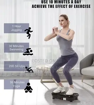 Full-Body Sculpting Vibration Massage Plate