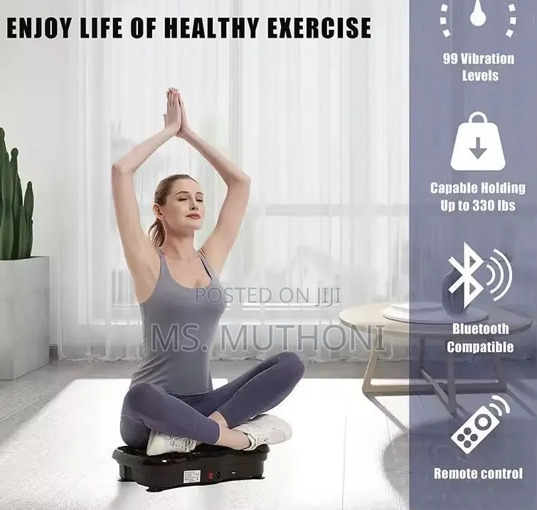 Full-Body Sculpting Vibration Massage Plate