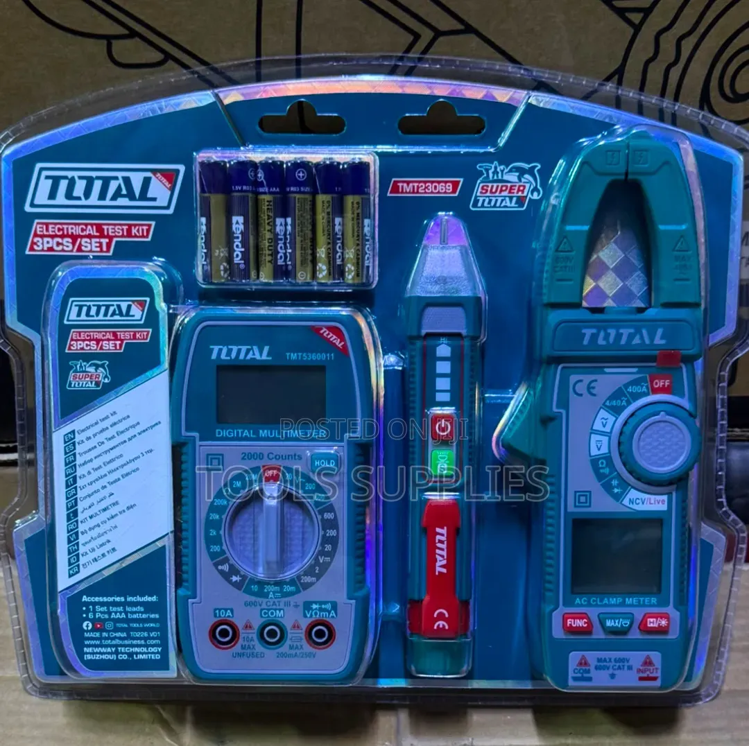 Total Electrical Test Kit 3 PCS Set