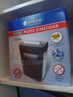 Atlas Paper Shredder Cc0540 6 Sheets Shredder